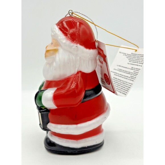 Mr Christmas Santa Blow Mold Ornament Macys‎ Battery Operated LED w/Timer Indoor - Picture 2 of 11